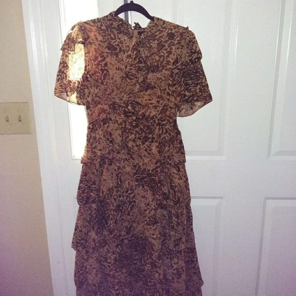 Cheetah print dress. Never worn.